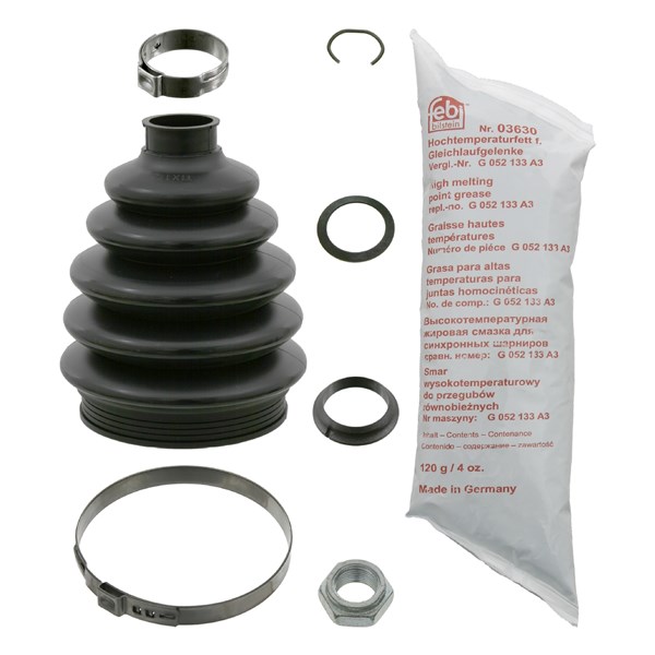 Dammskydd, drivaxel, Framaxel, På hjulsidan Febi bilstein 08022 FEBI BILSTEIN