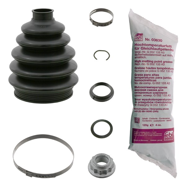 Dammskydd, drivaxel, Framaxel, På hjulsidan Febi bilstein 08026 FEBI BILSTEIN