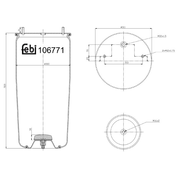 Motorkudde, Fram, Tvåsidig, Höger fram Febi bilstein 10677 FEBI BILSTEIN Motorkudde, Fram, Tvåsidig, Höger fram Febi bilstein 10677 FEBI BILSTEIN