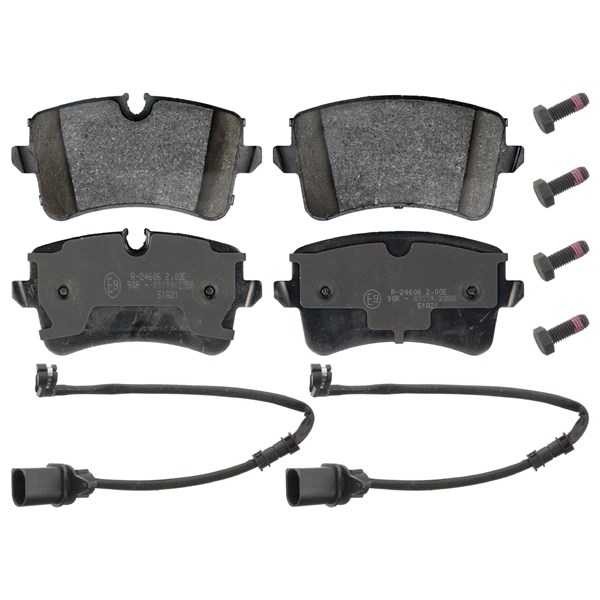 Bromsbeläggsats, Bakaxel Febi bilstein 116017 FEBI BILSTEIN