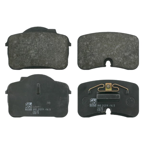 Bromsbeläggsats, Framaxel Febi bilstein 16132 FEBI BILSTEIN