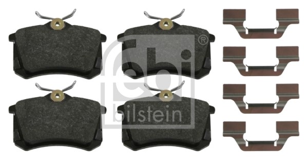 Bromsbeläggsats, Bakaxel Febi bilstein 16406 FEBI BILSTEIN