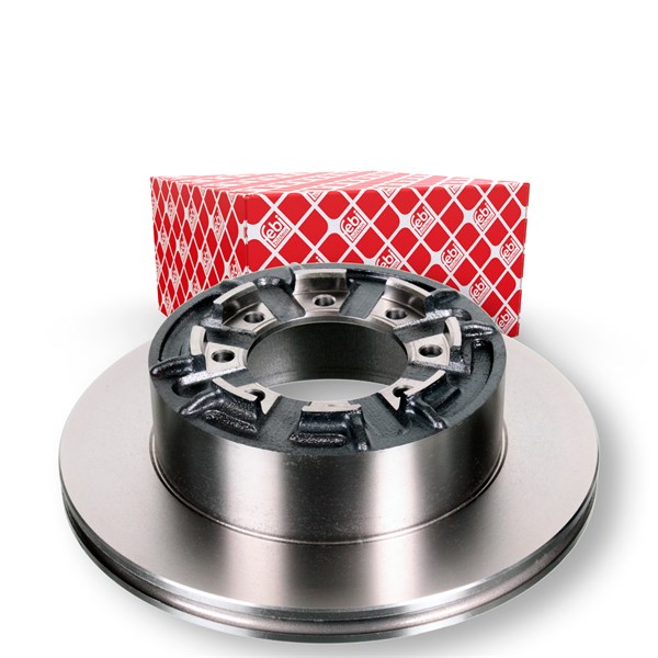 Bromsskiva Solid, Bakaxel Febi bilstein 17349 FEBI BILSTEIN