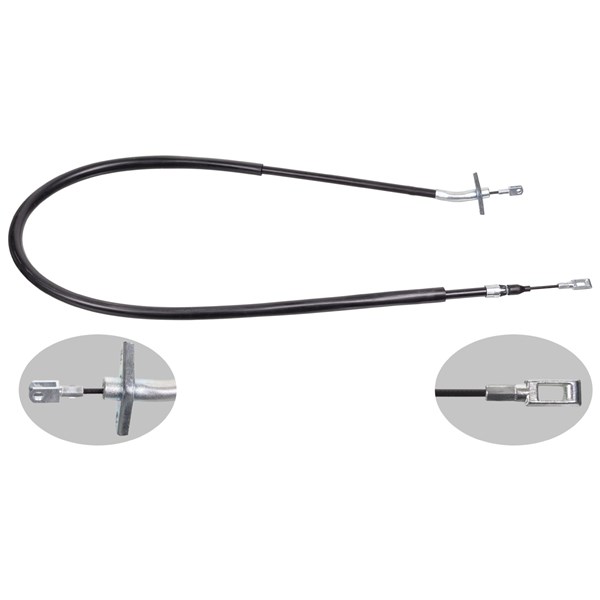 Vajer, parkeringsbroms, Höger bak Febi bilstein 21265 FEBI BILSTEIN