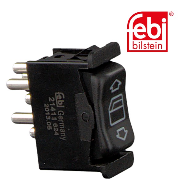 Brytare, fönsterhiss, Vänster bak Febi bilstein 21411 FEBI BILSTEIN