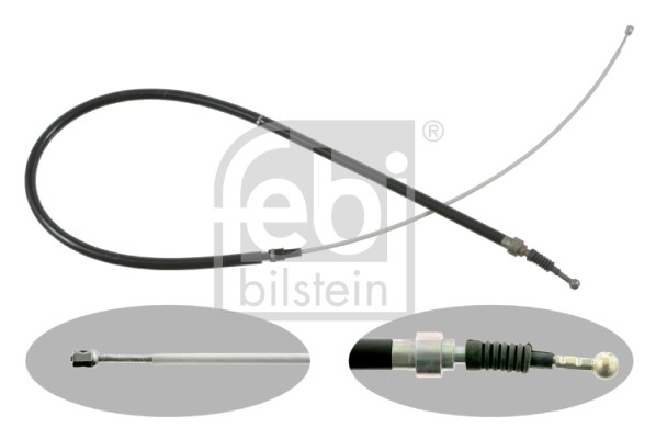 Vajer, parkeringsbroms, Höger bak, Vänster bak Febi bilstein 2288 FEBI BILSTEIN