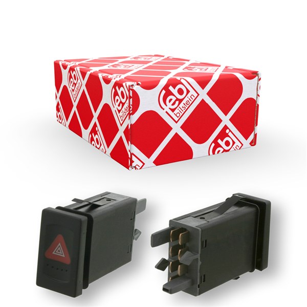 Brytare, varningsblinkers 12V Febi bilstein febi Plus 24742 FEBI BILSTEIN