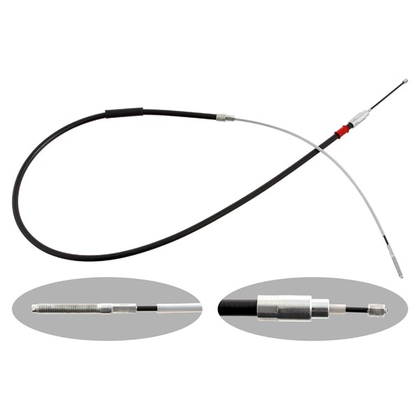 Vajer, parkeringsbroms, Höger bak Febi bilstein 28736 FEBI BILSTEIN