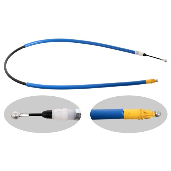 Vajer, parkeringsbroms, Vänster bak Febi bilstein 33167 FEBI BILSTEIN