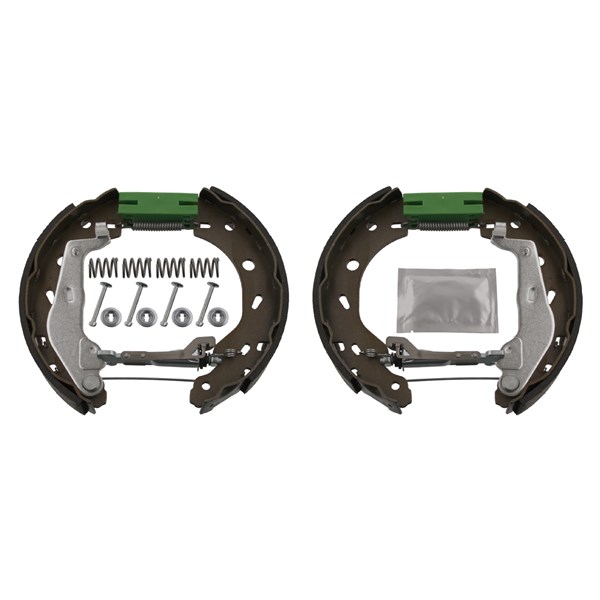 Bromsbackar, sats, parkeringsbroms, Bakaxel Febi bilstein 34476 FEBI BILSTEIN