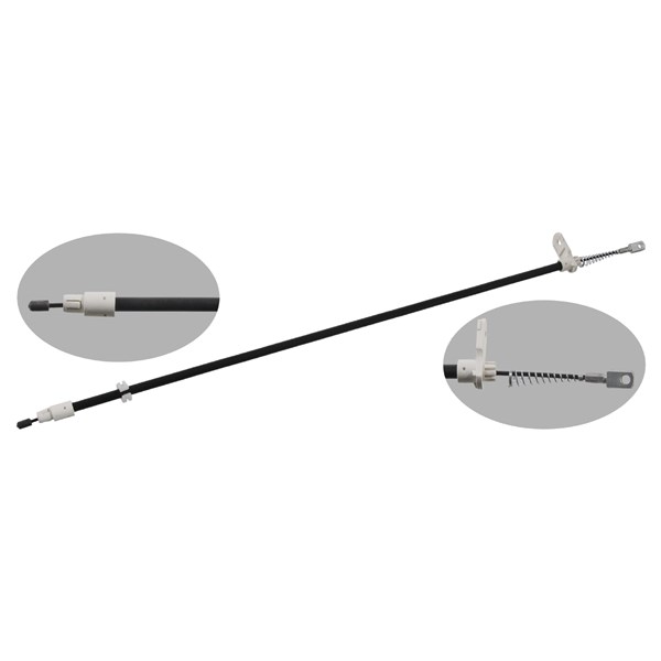 Vajer, parkeringsbroms, Vänster bak Febi bilstein 34907 FEBI BILSTEIN