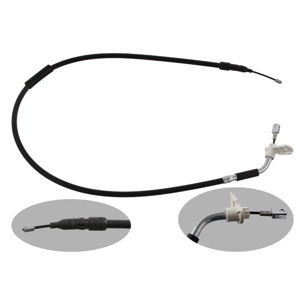 Vajer, parkeringsbroms, Höger bak FEBI BILSTEIN Vajer, parkeringsbroms, Höger bak FEBI BILSTEIN