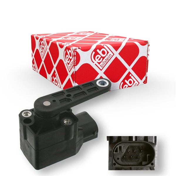 Sensor, Xenonljus (lysviddsreglering), Bak, Fram, Höger fram Febi FEBI BILSTEIN