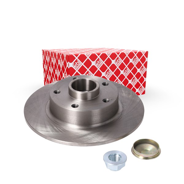Bromsskiva Solid, Bakaxel Febi bilstein 38307 FEBI BILSTEIN