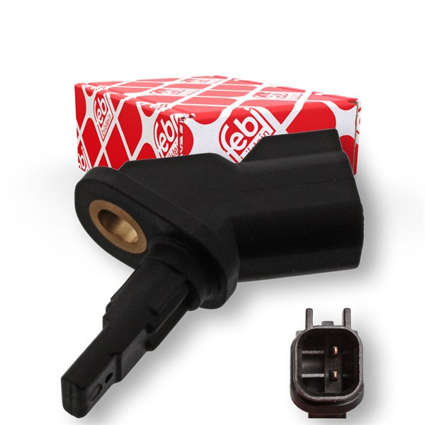 ABS-givare, Sensor, hjulvarvtal, Fram, höger eller vänster, Bakax FEBI BILSTEIN