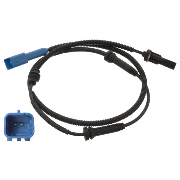 ABS-givare, Sensor, hjulvarvtal, Fram, höger eller vänster Febi b FEBI BILSTEIN
