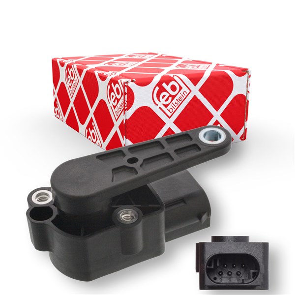 Sensor, Xenonljus (lysviddsreglering), Bak, Höger fram, Vänster b FEBI BILSTEIN