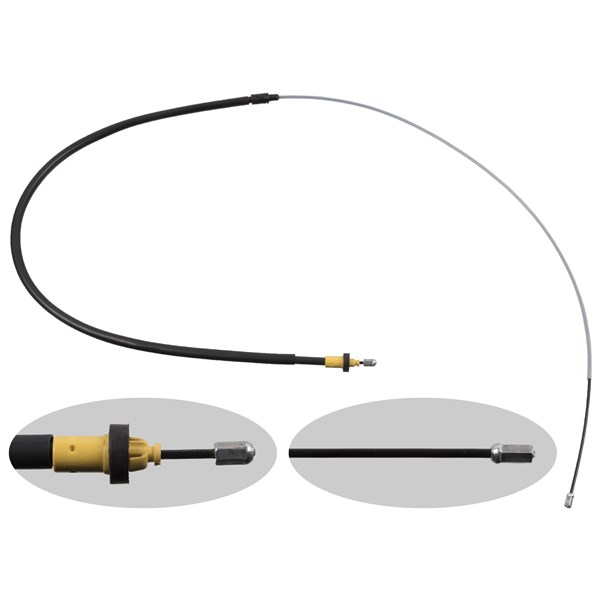 Vajer, parkeringsbroms, Höger bak, Vänster bak Febi bilstein 4962 FEBI BILSTEIN