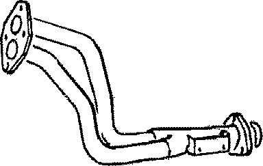 Avgasrör, Fram