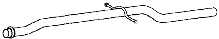 Avgasrör, Mitt