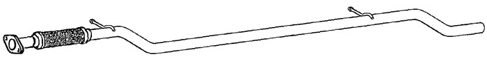 Avgasrör, Mitt