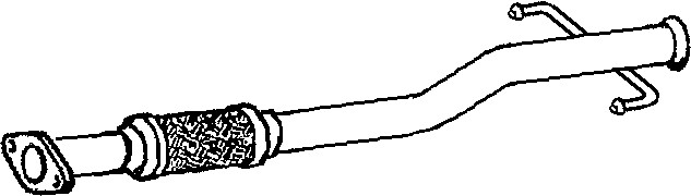 Avgasrör, Mitt