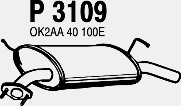 Bakre ljuddämpare, Bak