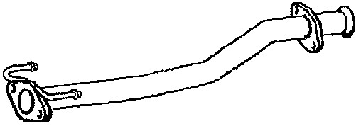Avgasrör, Mitt