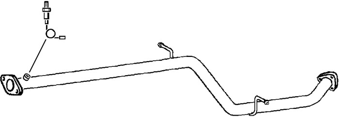 Avgasrör, Mitt
