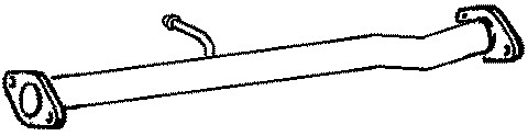 Avgasrör, Mitt