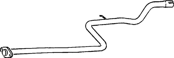 Avgasrör, Mitt