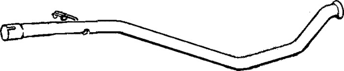 Avgasrör, Mitt