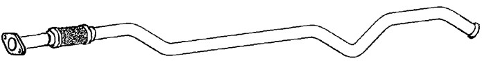 Avgasrör, Mitt