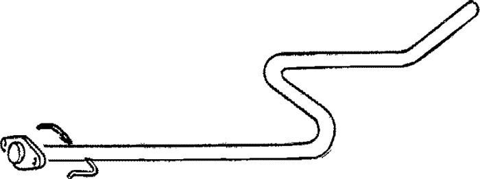 Avgasrör, Mitt