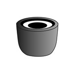 Gummiupphängning, avgassystem