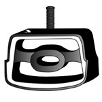 Gummiupphängning, avgassystem Gummiupphängning, avgassystem