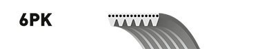 Drivrem Gates Micro-vâ® 6PK1513 Gates Drivrem Gates Micro-vâ® 6PK1513 Gates