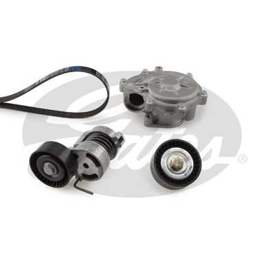 Vattenpump + spårremssats Gates Micro-vâ® kit KP116PK1873 Gates