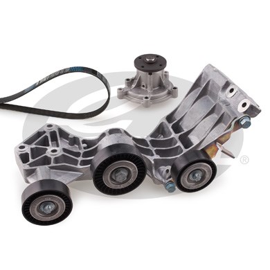 Vattenpump + spårremssats Gates Micro-vâ® kit KP15PK1745 Gates