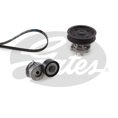 Vattenpump + spårremssats Gates Micro-vâ® kit KP16PK1320 Gates