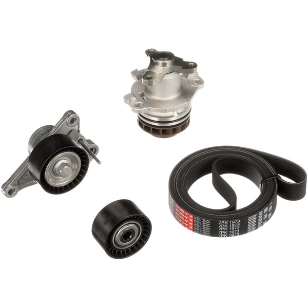 Vattenpump + spårremssats GATES Micro-vâ® kit Gates