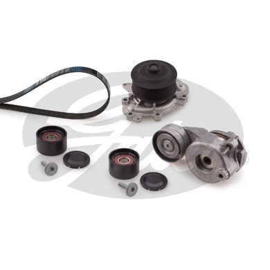 Vattenpump + spårremssats Gates Micro-vâ® kit KP17PK2035-1 Gates