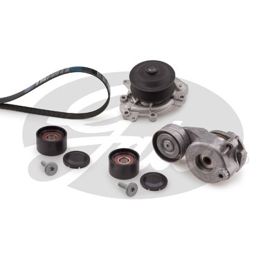 Vattenpump + spårremssats Gates Micro-vâ® kit KP17PK2035-2 Gates