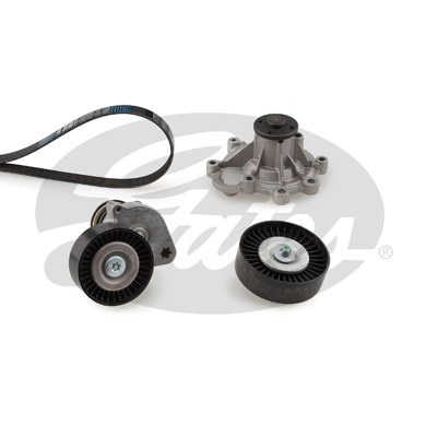 Vattenpump + spårremssats Gates Micro-vâ® kit KP17PK2418 Gates