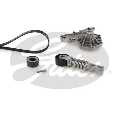 Vattenpump + spårremssats Gates Micro-vâ® kit KP26PK1605 Gates