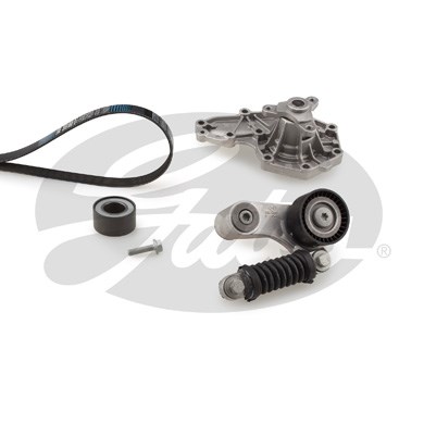 Vattenpump + spårremssats Gates Micro-vâ® kit KP26PK1640 Gates
