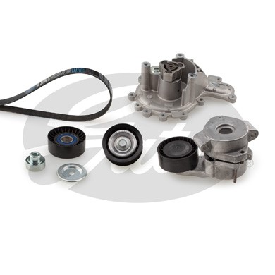 Vattenpump + spårremssats Gates Micro-vâ® kit KP26PK1670 Gates