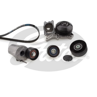 Vattenpump + spårremssats Gates Micro-vâ® kit KP36DPK1698 Gates