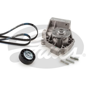 Vattenpump + spårremssats Gates Micro-vâ® kit KP46PK948 Gates