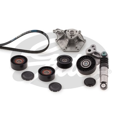 Vattenpump + spårremssats Gates Micro-vâ® kit KP66PK2500 Gates